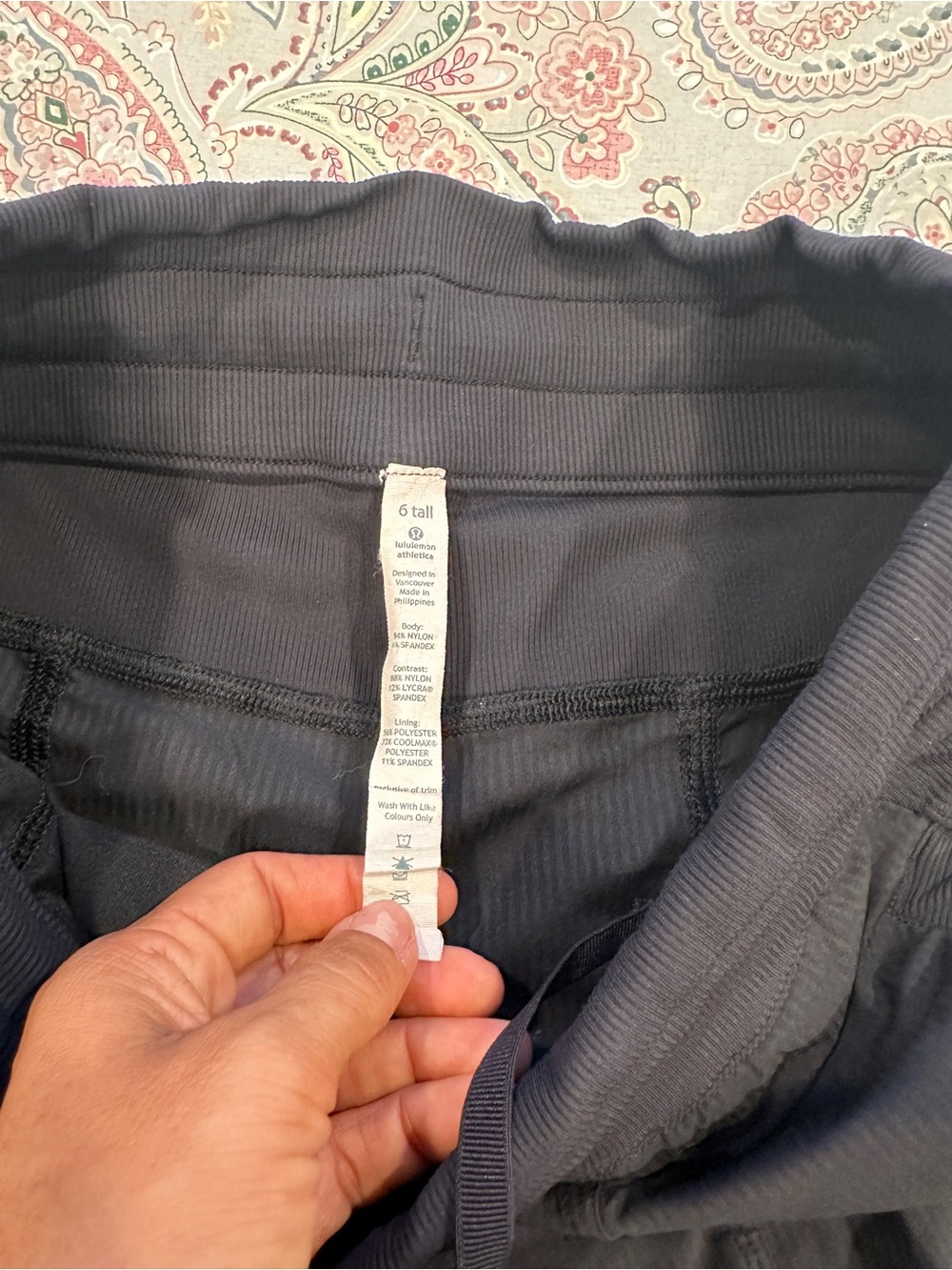 Lululemon Studio Pant Black Wide-Leg Drawstring Workout Pants - Picture 2 of 3